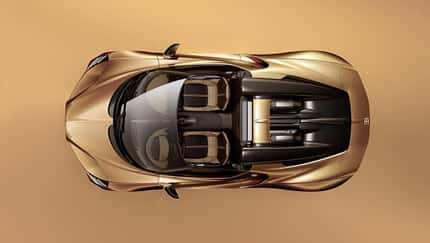 Bugatti Sur Mesure W16 Mistral Convertible in Gold