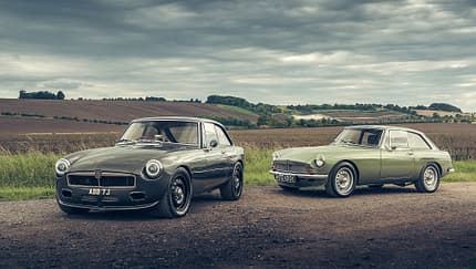 Frontline LE60 und BEE Coupé MGB Restomod