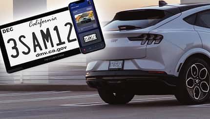 Reviver Digitale Kennzeichen Nummernschild USA