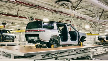Rivian Fabrik Autofabrik Produktion Elektroauto