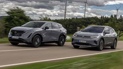 Nissan Ariya, VW ID.4, VT, ams2123 Nissan Ariya, VW ID.4