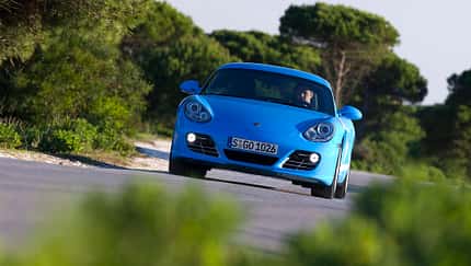 Porsche Cayman S (987) 2008 Fahraufnahme