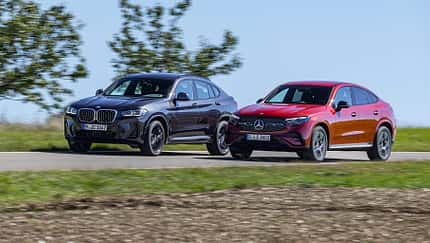 BMW X4 30i, Mercedes GLC 300 Coupé