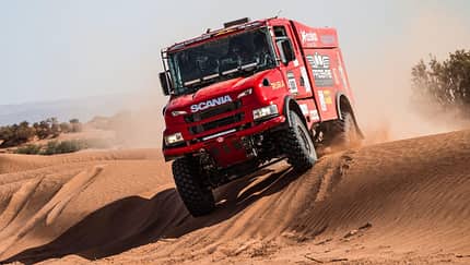 Racemarket-Inserat: Scania Dakar race truck + Scania 6×4 NGS service truck + special trailer