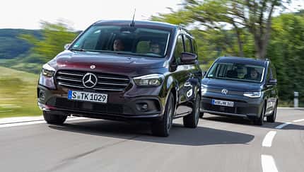 Mercedes T 180, VW Caddy 1.5 TSI