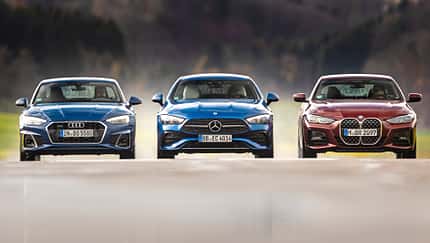 Audi A5, BMW 430i, Mercedes CLE 300