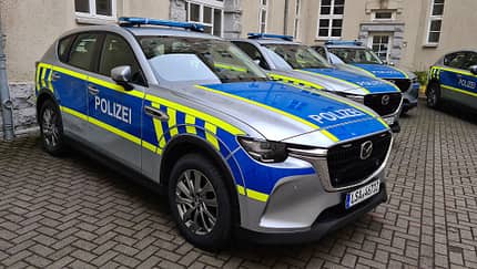 Mazda CX-60 Polizeiauto Sachsen-Anhalt