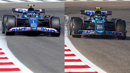 Alpine A523 vs. Alpine A524 - Bahrain Test
