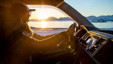 norwegen, lofoten, winter Lofoten - Sonne