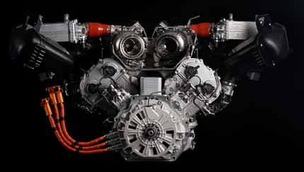Lamborghini V8 Biturbo Hybrid-Motor LB634 (2024)