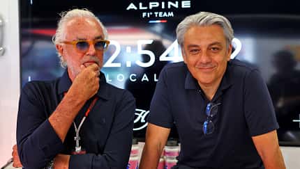 Flavio Briatore &  Luca de Meo - GP Spanien 2024