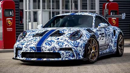 Porsche 911 GT3 RS Delfter Porzellan Einzelstück Niederlande