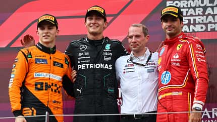 George Russell - Oscar Piastri - Carlos Sainz - GP Österreich - 30. Juni 2024