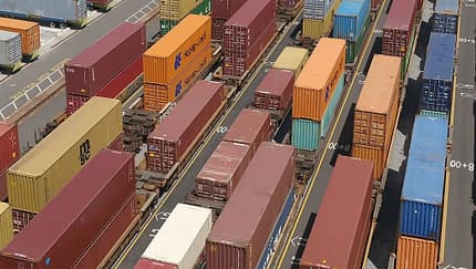 Hafen Transport Logistik Container