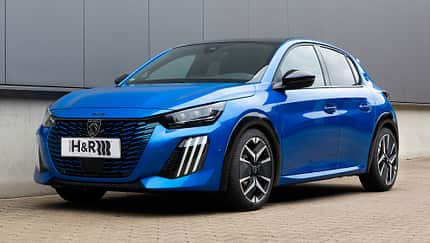 Peugeot 208, Typ U, GT-line, Hybrid 136 e-DSC6 - H&R Tieferlegungsfedern 28641-4 - Front Peugeot 208, Typ U, GT-line, Hybrid 136 e-DSC6 - H&R Tieferlegungsfedern 28641-4 - Front
