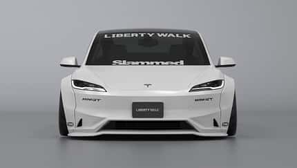 Liberty Walk Tesla Model 3 Facelift Project Highland