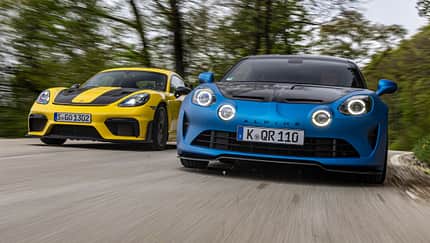 Alpine A 110 R, Porsche Cayman 718 GT4RS