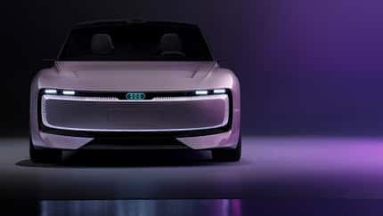 AUDI E Concept ACHTUNG FAKE-COLLAGE MIT 4 RINGEN