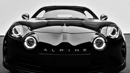 Alpine A110 S Art Car Monochromatic Black
