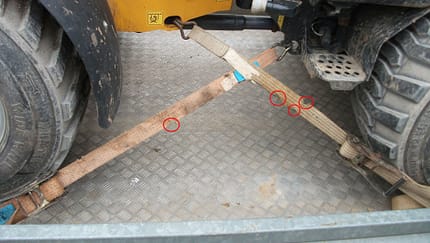 Ladungssicherung Spanngurt