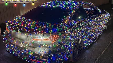 BMW Weihnachtsbeleuchtung