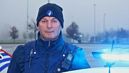Polizeifotos Bericht Interview. War 47 Jahre bei der Autobahnpolizei: Raymond Lausberg.