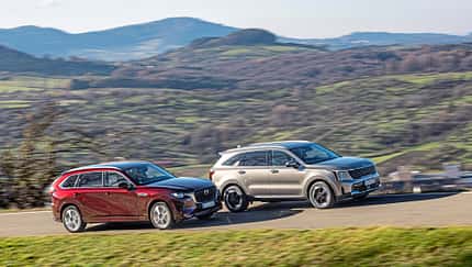Mazda CX-80 und Kia Sorento