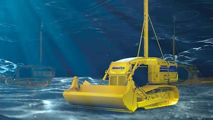 Komatsu Unterwasser Bulldozer Planierraupe