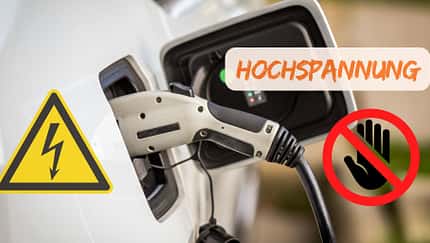 Hochspannung, Hochvoltsystem, Elektroauto, Strom
