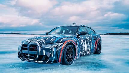 02/2025 BMW i4 M50 als Testträger für kommenden M3 Electrified