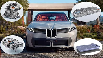 02/2025 BMW Neue Klasse Vision X Technik Collage