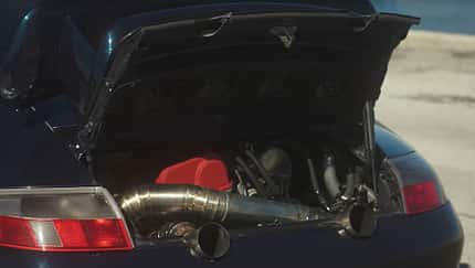 Porsche 911 (996), Honda-Motor, Tuning, Ben Sipson, Bayside Fabrication, 03/2025 Porsche 911 (996) mit Honda-K24-Motor