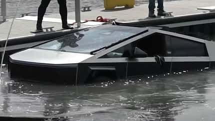 Cybertruck kann nicht schwimmen