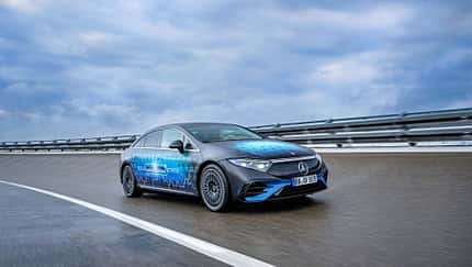 Mercedes EQS mit Feststoff-Batterie