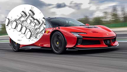 Ferrari meldet Patent für Langlochmotor an