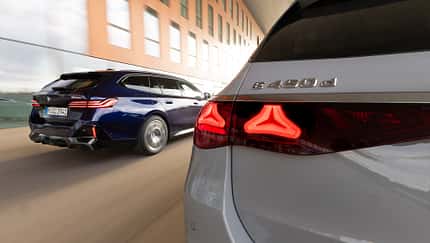 Mercedes E450d T 4Matic und BMW 540d xDrive