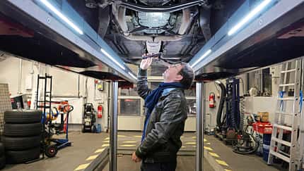 Autokauf Hebebühne Besichtigung Kaufberatung Unterboden