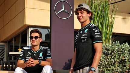 George Russell - Andrea Kimi Antonelli - Mercedes - GP Bahrain 2025 - Formel 1