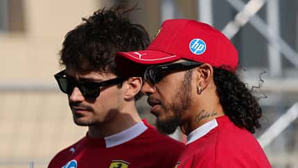 Charles Leclerc - Lewis Hamilton - Ferrari - GP Bahrain 2025 - Formel 1