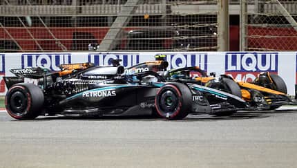 George Russell vs. Lando Norris - GP Bahrain 2025