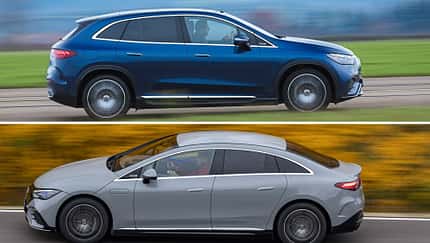 Mercedes EQE Limousine und SUV