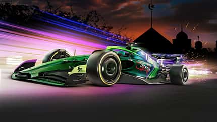 F1 Showcar Saudi-Arabien