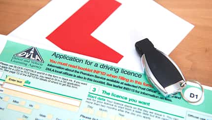Britischer Führerscheinantrag