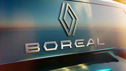Renault Boreal Modellbezeichnung Schriftzug