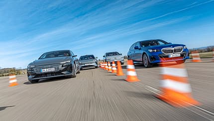 VW ID.7, Audi A6, BMW i5 und Nio ET5