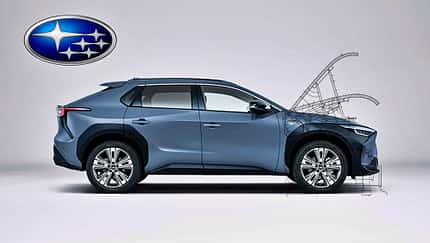 Subaru Patent beweglicher Front-Kofferraum