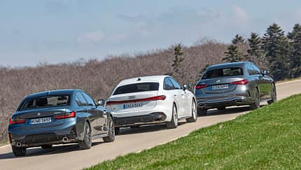 Mercedes C200, Audi A5 TFSI und BMW 320i