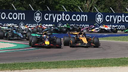 Start - Max Verstappen - Oscar Piastri - Formel 1 - GP Emilia Romagna - Imola - 18. Mai 2025