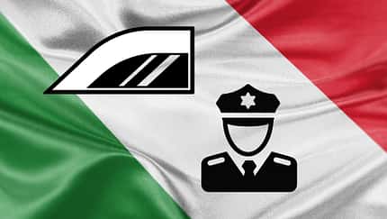Italien Fensterspalt