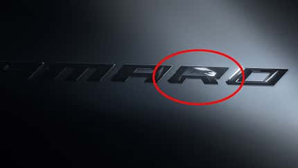 Chevrolet Camaro Final Collector’s Edition Schriftzug Emblem Logo